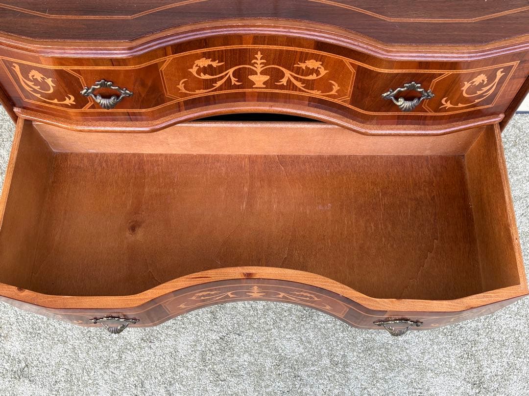 2段チェスト ヴェローナクラシック 猫脚 イタリア製 ヨーロピアン アンティーク