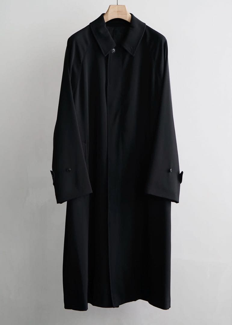 COMOLI ウールギャババルカラーコート