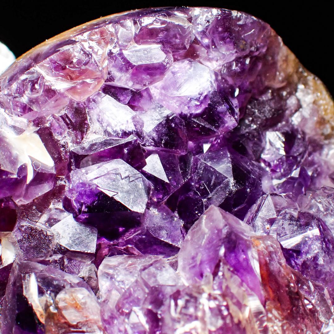 天然石 紫水晶 笑口 1 アメジストドーム 原石 ジオード 結晶 パワーストーン