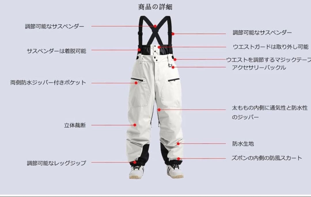 スキーウェア スノーボードウェア 上下セット　ミリタリー【上】➕ブラック【下】