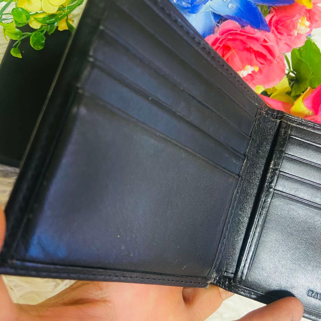 本革✨RALPH LAUREN✨ラルフローレン✨財布✨ポロベア✨レザー✨二つ折り