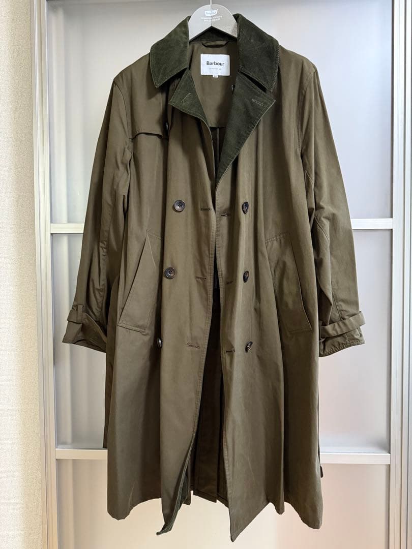 Barbour バブアー WHITLEY トレンチコート ピーチドコットン 40