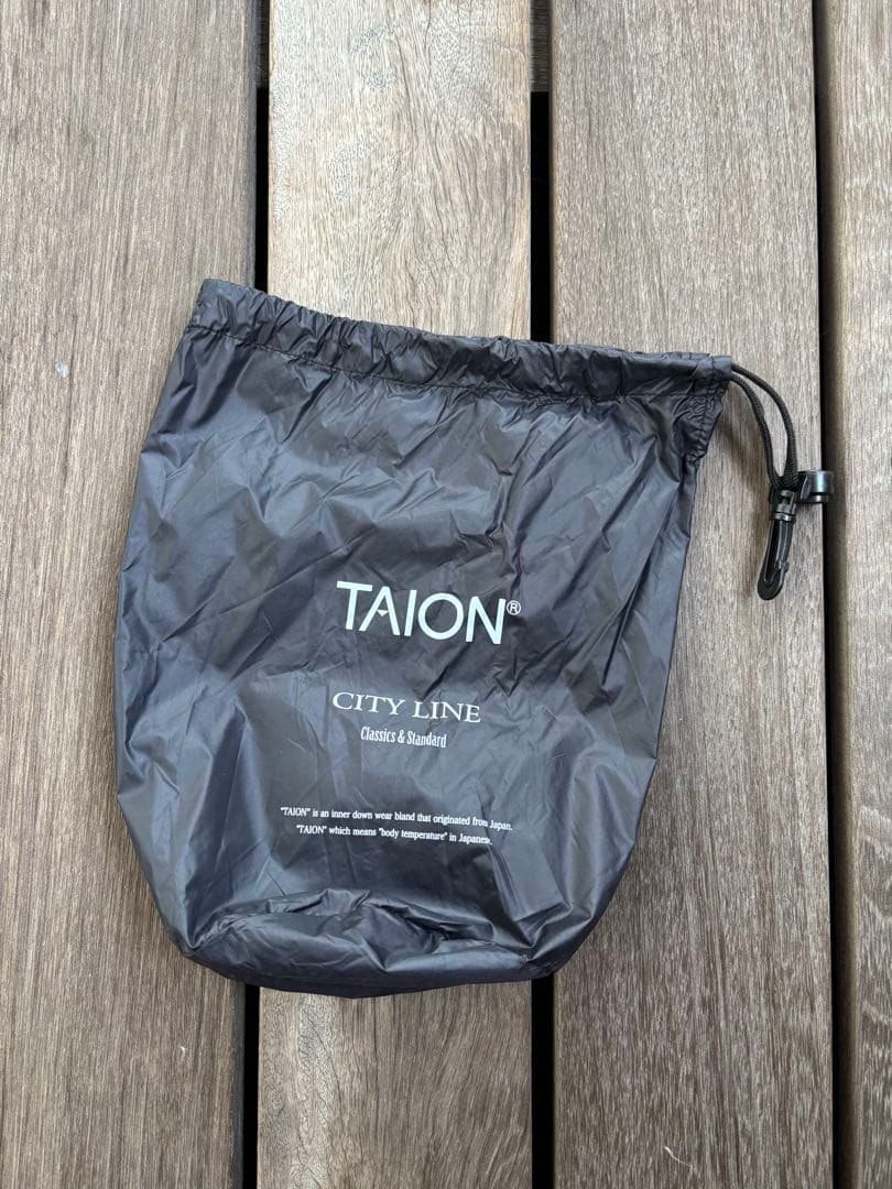 タイオンTAION シティラインCITY LINEダウンセットアップ　ブラック