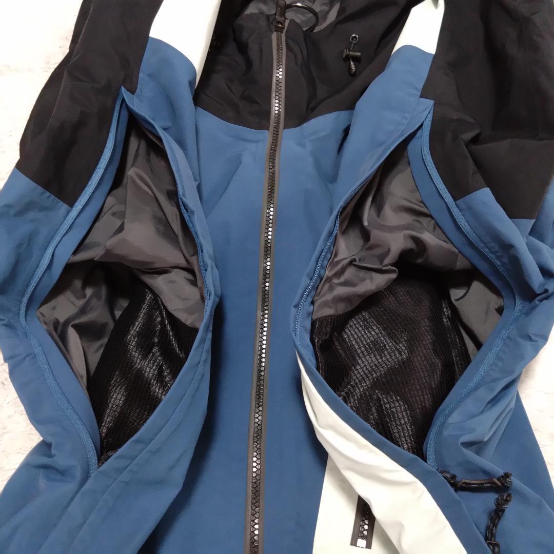 BURTON　ak　スノーウェア　ゴアテックス　スノーボード　スキー　M　青白黒