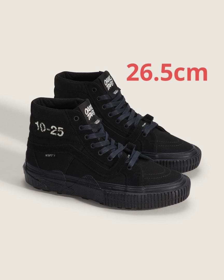 OAMC WTAPS コラボ ブラックスニーカー