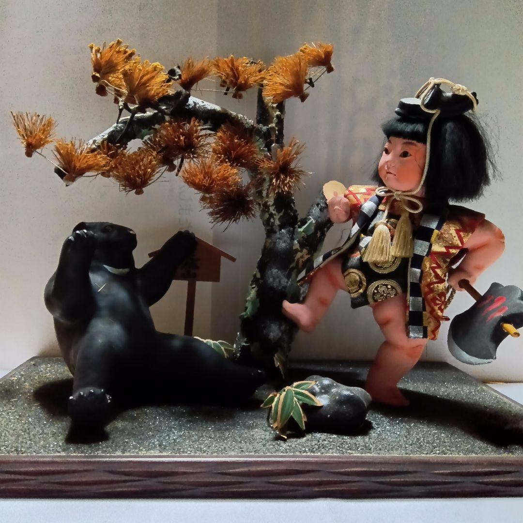 #昭和レトロ　金太郎 五月人形 　　　ケース無し　約65年前 　古い節句人形