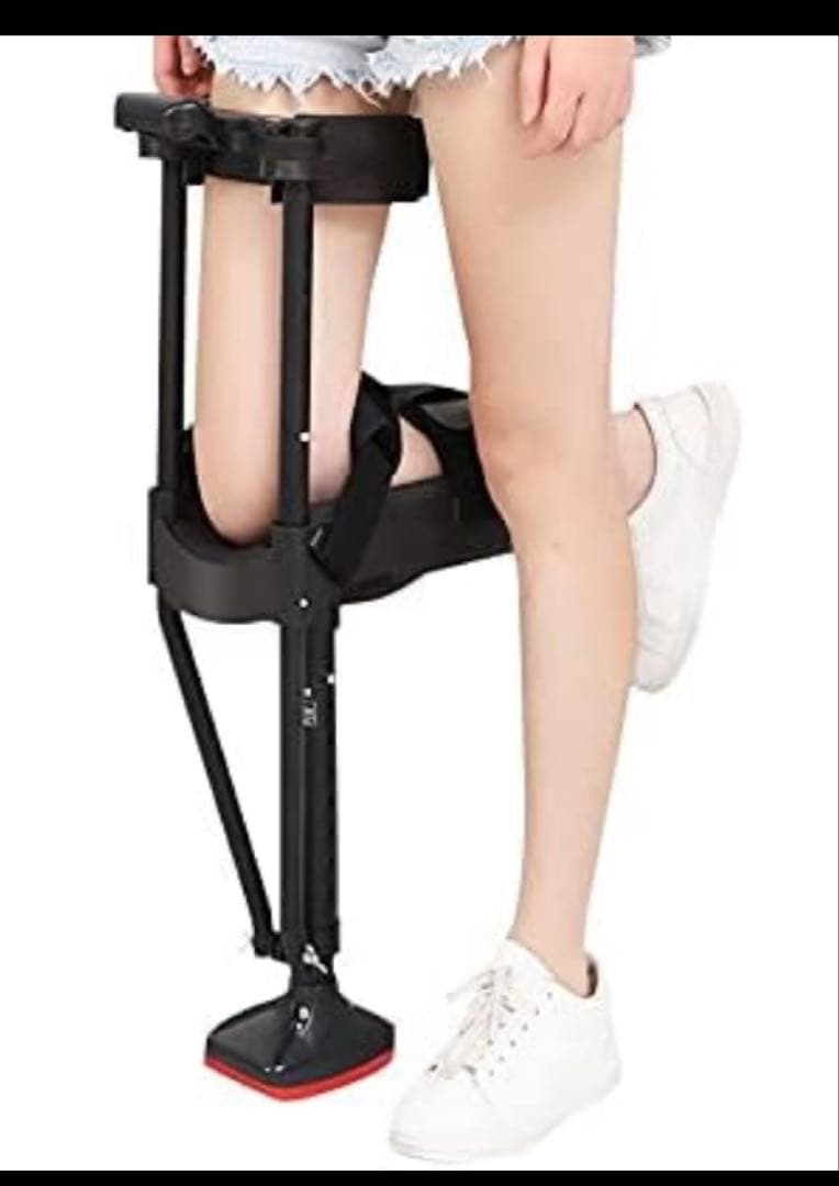 ひざで支える松葉杖　膝松葉杖　ハンズフリー