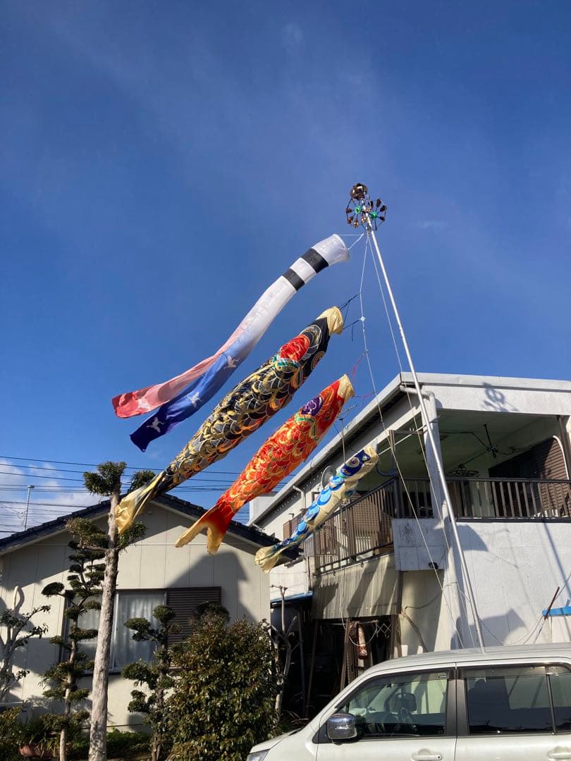 極上鯉のぼり　皇彩4m6点セット 新品未開封 (残り1セット)