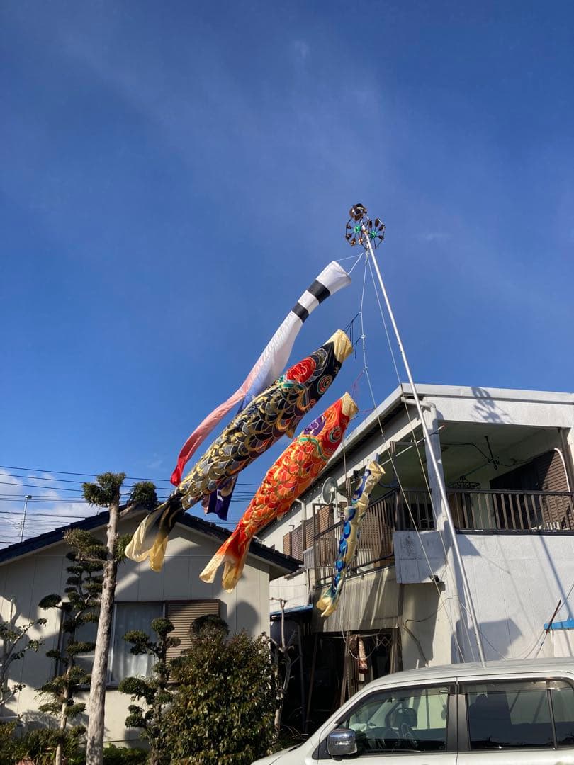 極上鯉のぼり　皇彩4m6点セット 新品未開封 (残り1セット)