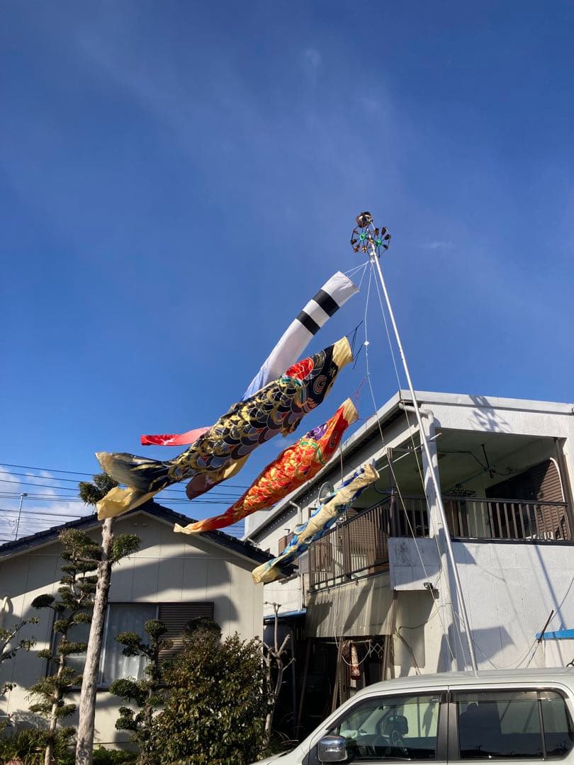 極上鯉のぼり　皇彩4m6点セット 新品未開封 (残り1セット)