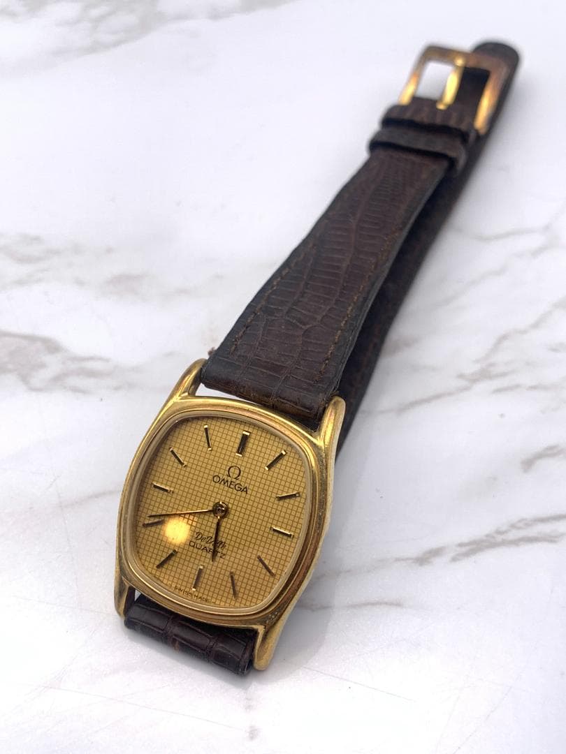 OMEGA De Ville 腕時計 クォーツ ゴールド　1387