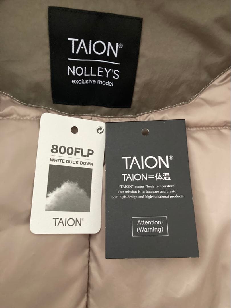 NOLLEY's goodman TAION別注ダウンステンカラーコート