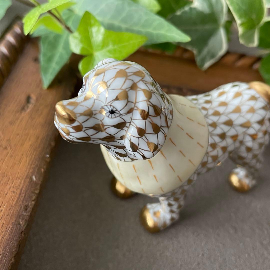 HEREND ゾディアック　十二支フィギュリン　ゴールド　2018年