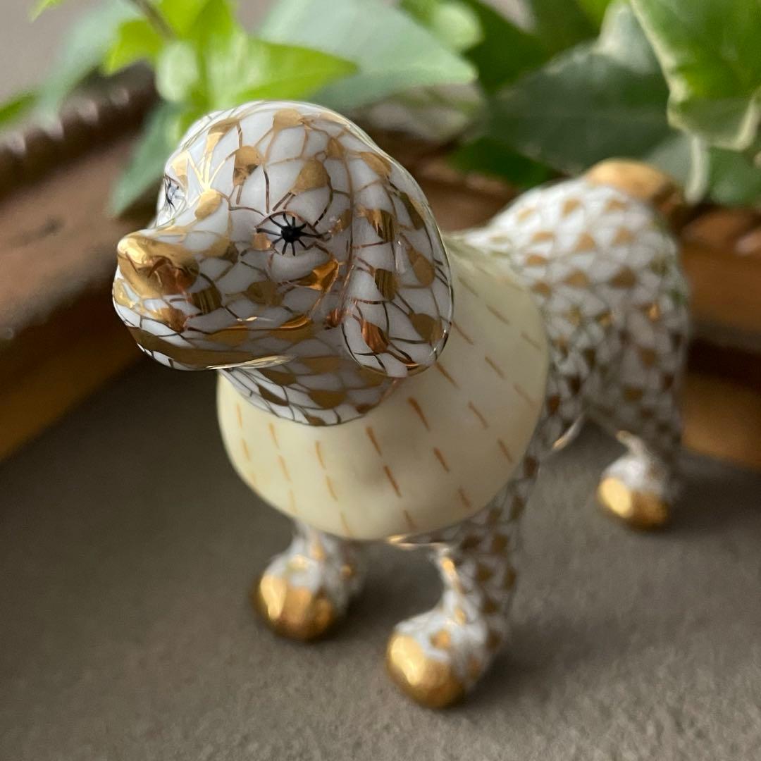 HEREND ゾディアック　十二支フィギュリン　ゴールド　2018年