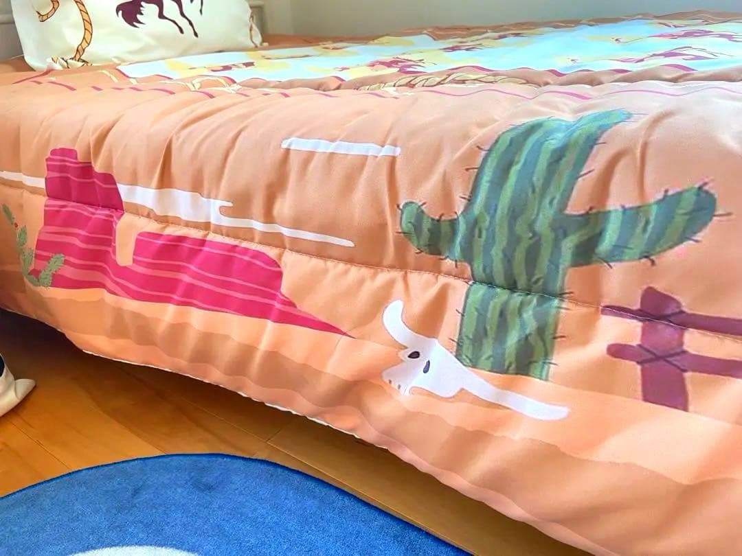 トイストーリーコレクション　ウッディ＆アンディのベッドカバー枕カバーのセット