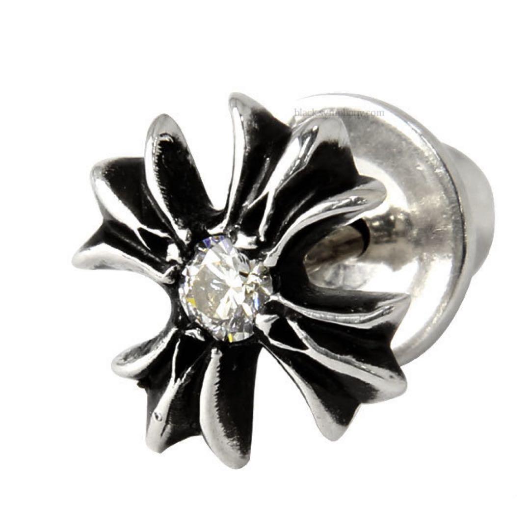 クロムハーツ CHプラススタッドピアス ダイヤモンド