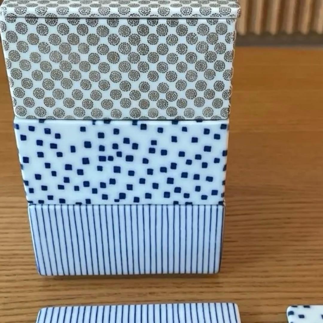 ３段重箱セット 蓋付き　scope TIME ＆ STYLE