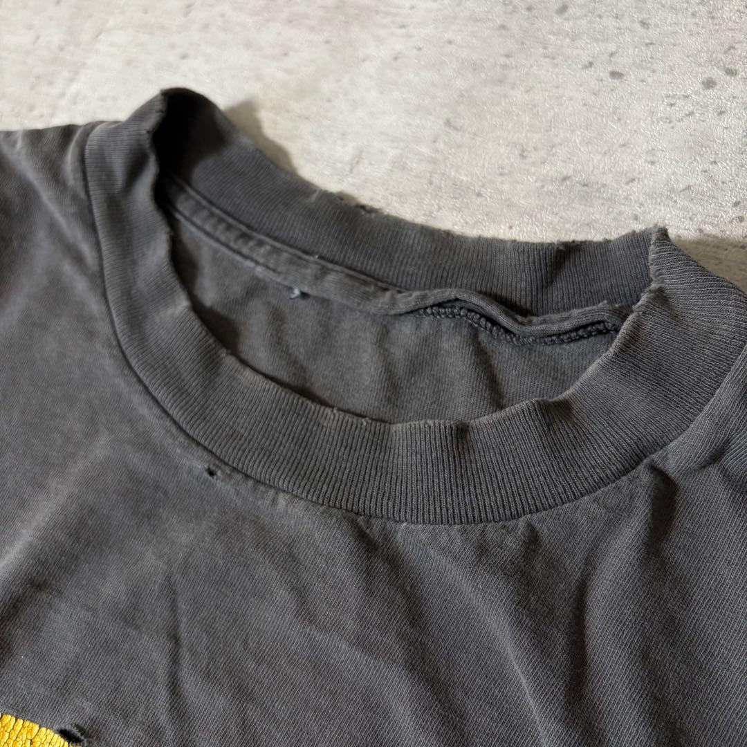 80s バットマン ノースリーブTシャツ 鬼フェード ダメージ ボロ y2k