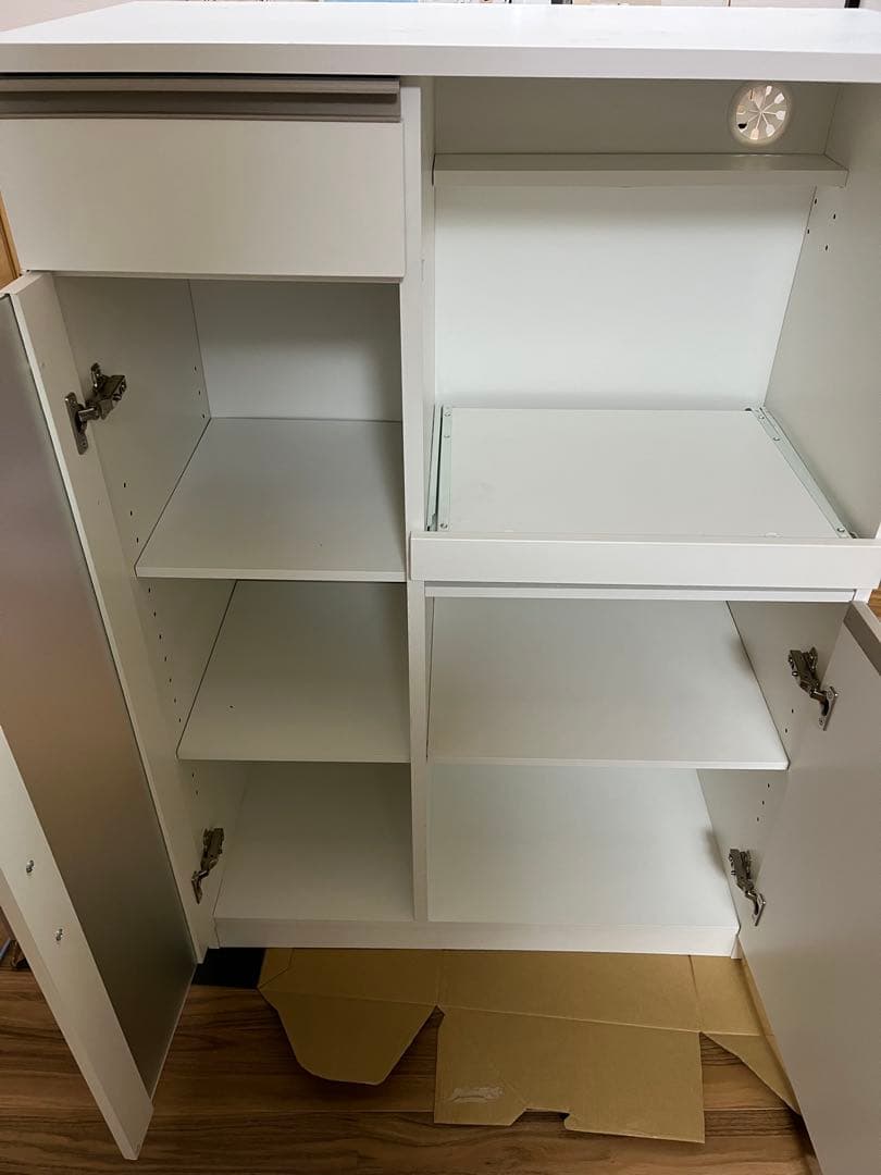 ニトリ　レンジ台　フォルムN RE1175 ホワイト