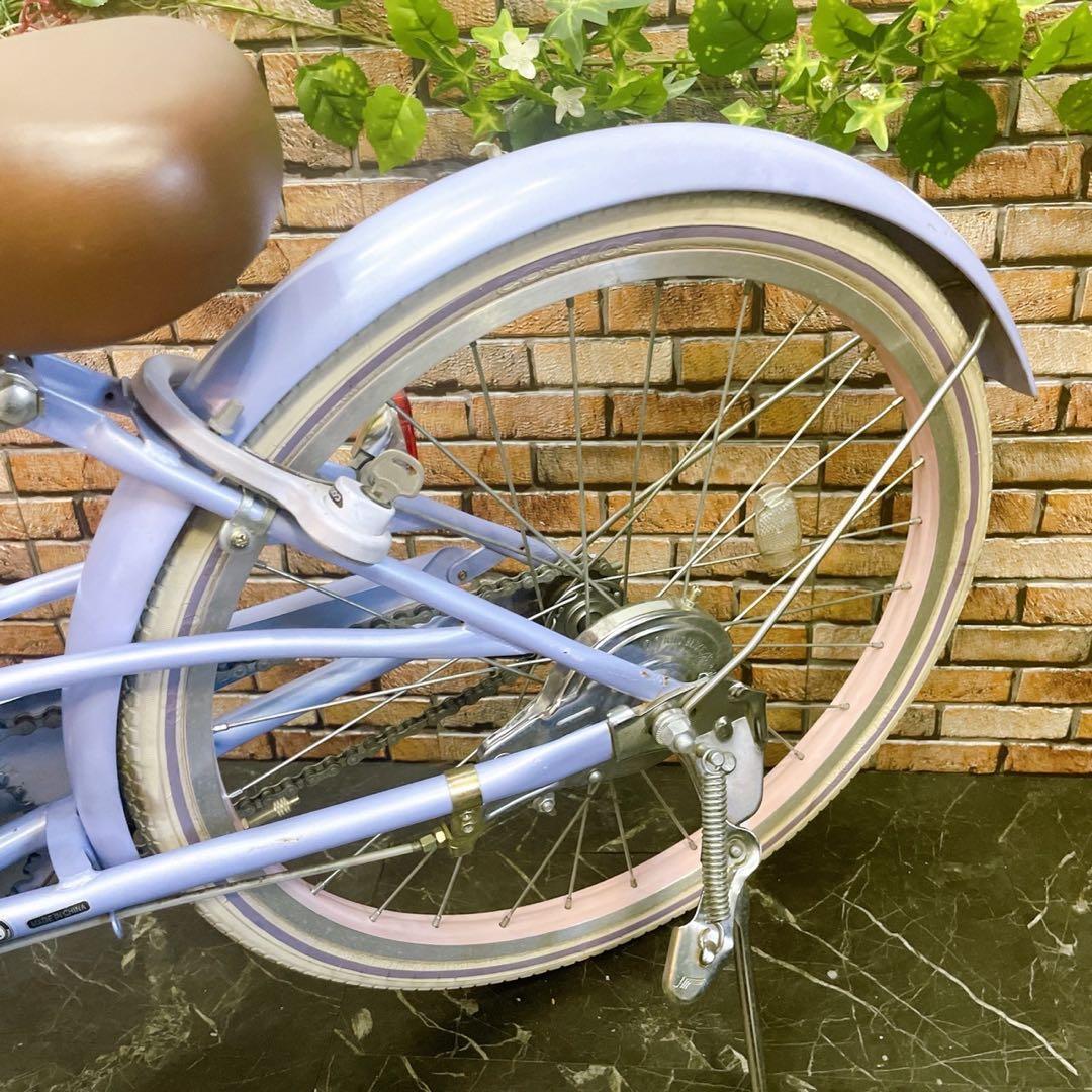 【52】子供用自転車 子供車 MEZZO PIANO パープル 20インチ