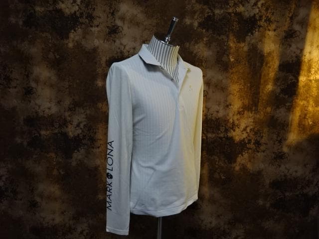 新同!!(定価36300)MARK&LONA マークアンドロナ・長袖ポロシャツ