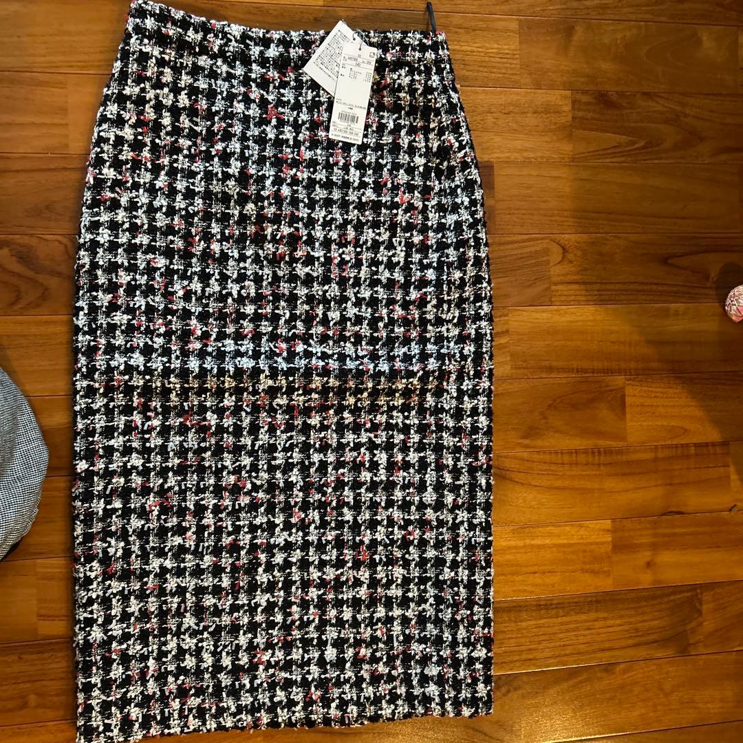 theory luxe ツイードタイトスカート 040 現行品