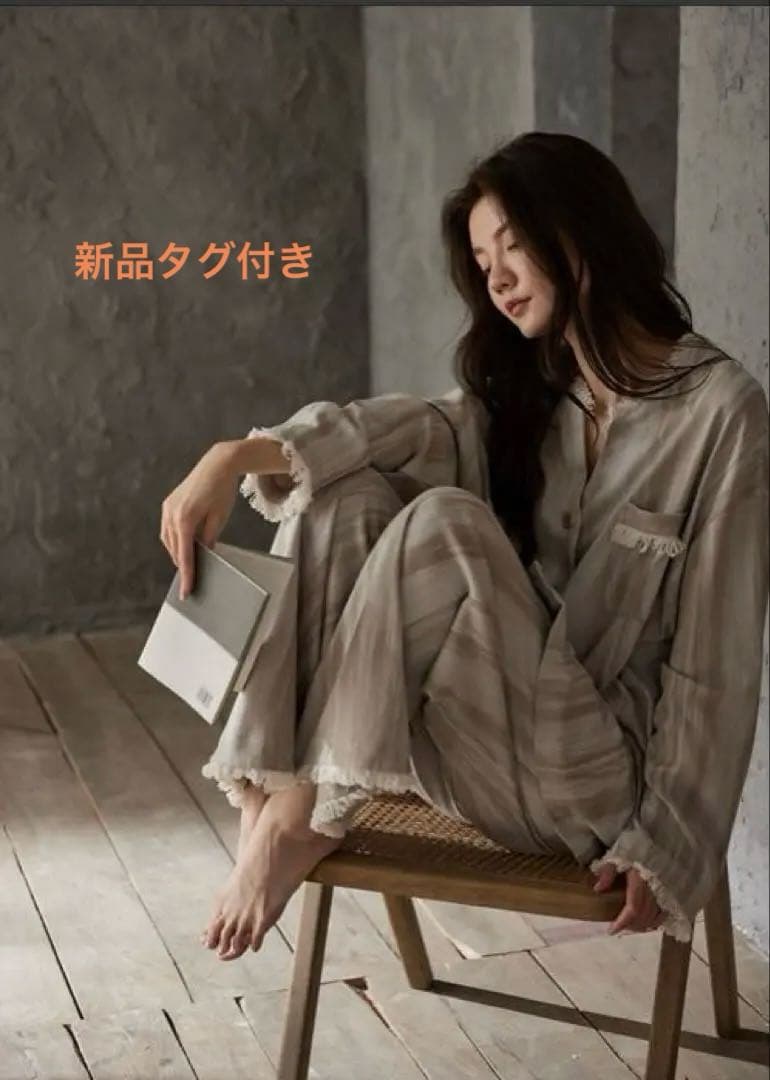 mitashe綿100%【高級カップ付きパジャマ レディース】