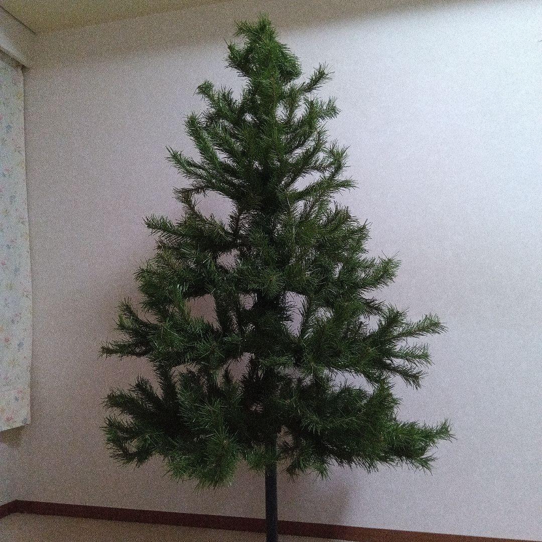 クリスマスツリー　オーナメント多数　電飾付き　約160㌢