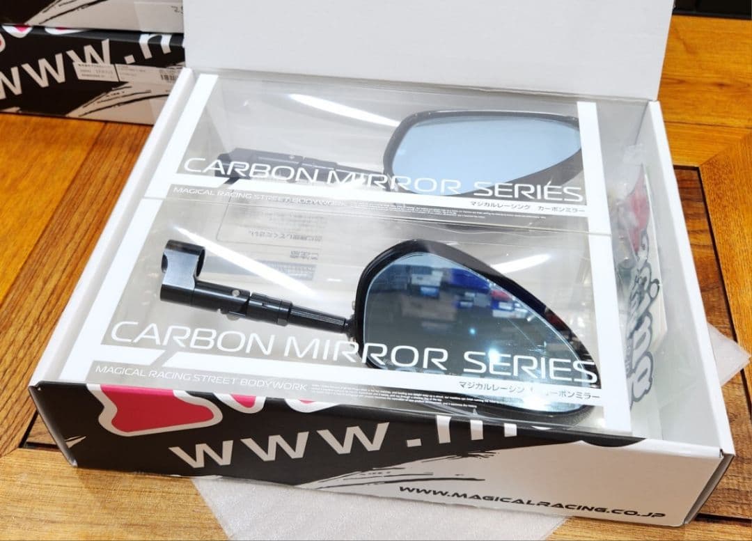 マジカルレーシング｜NK1 ミラー｜綾織カーボン｜type2 ロングエルボステム