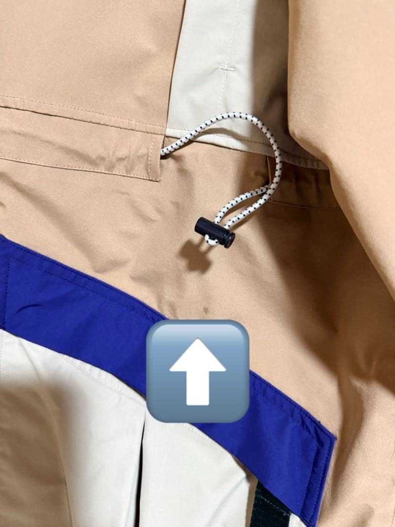 UN3D. ミニマルマウンテンコート2 ベージュ