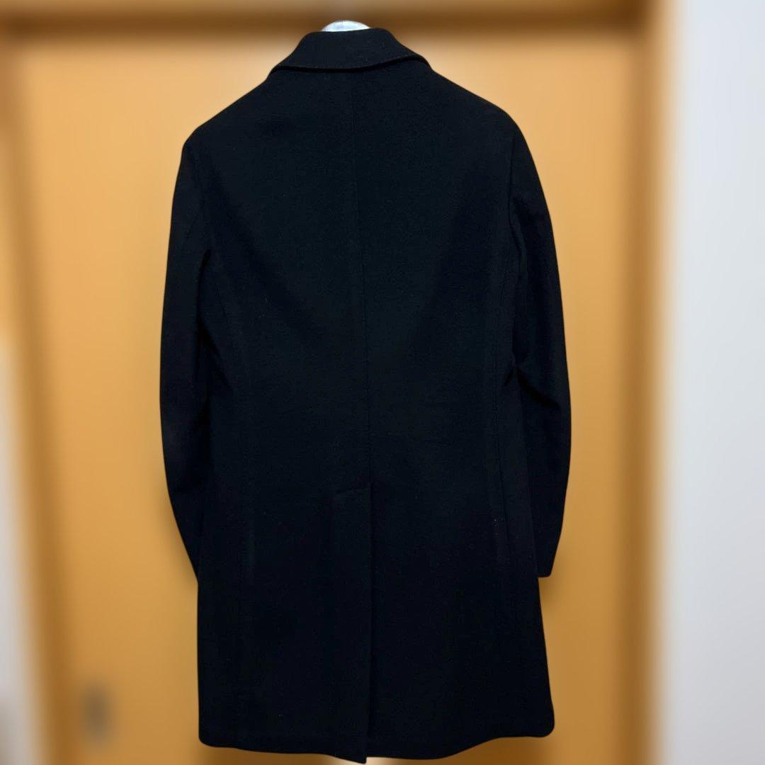 LARDINI ネイビー チェスターコート