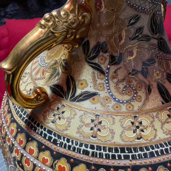 壺　花瓶　骨董　工芸　アンティーク　インテリア 91cm×44cm引取り可能な方