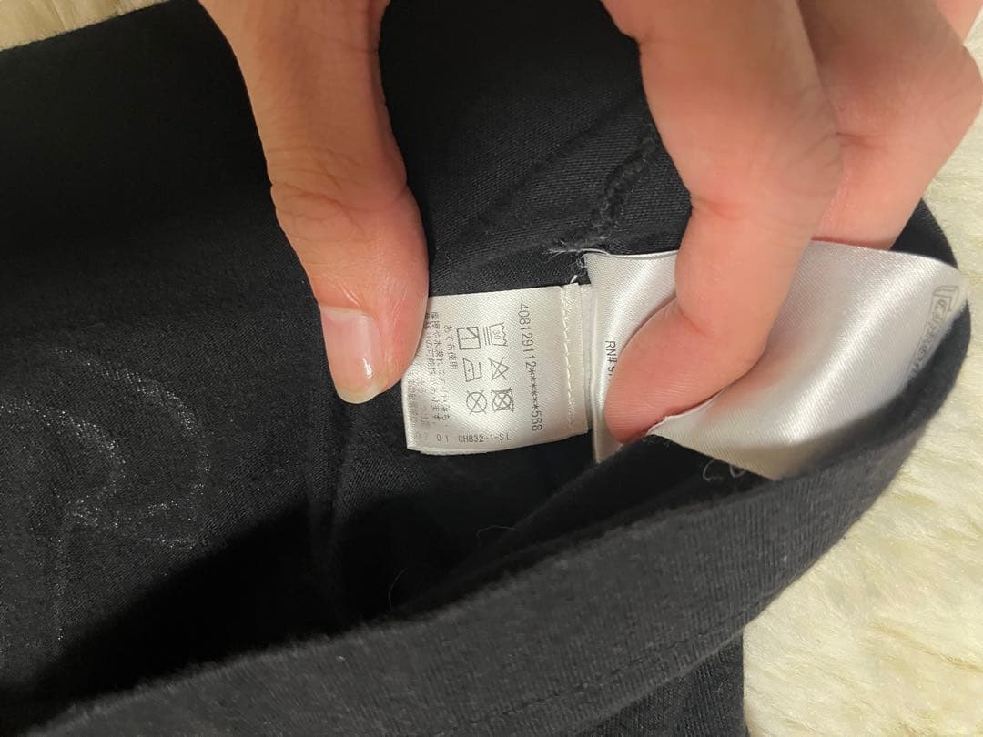 CHROME HEARTS ホースシューフローラルクロスブラックロンT