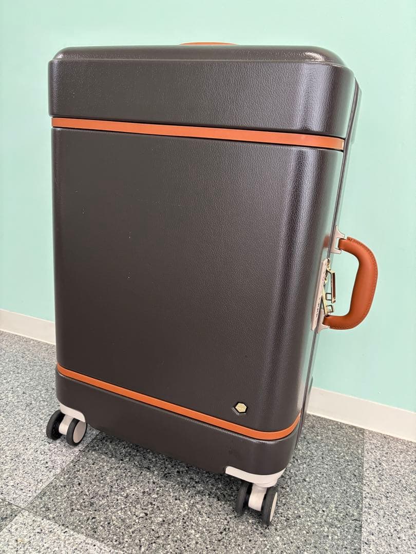 Hante 高級キャリーケース ブラウン
