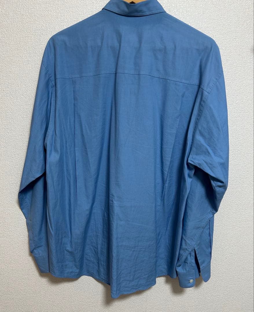 白*ツ様 AURALEE Washed Finx Twill Big Shirt