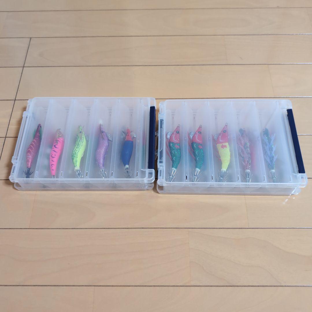 イカメタル エギ オモリグ 鉛スッテ メイホウリバーシブルケース付き まとめ売り