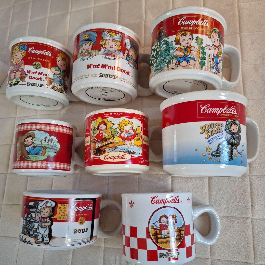 キャンベル Campbells キャンベルキッズ マグカップ スープカップ 8個