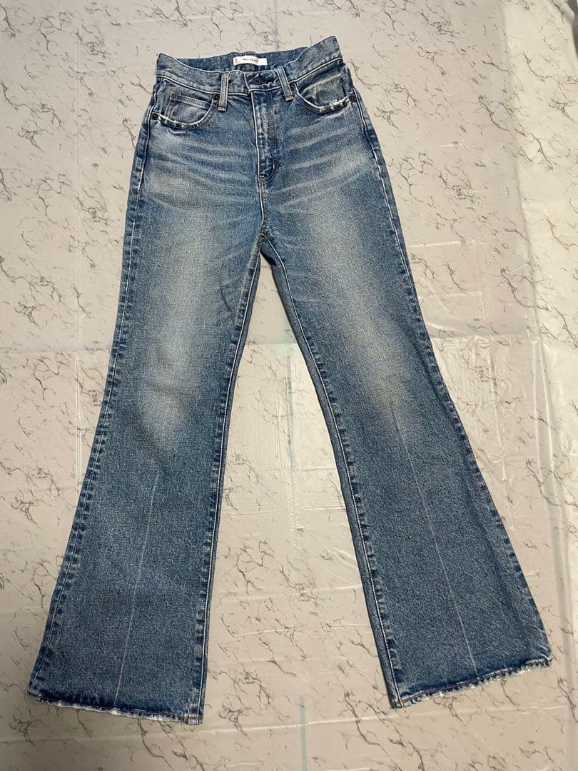 【美品】MOUSSY マウジー MVS FLARE フレアデニム 25インチ