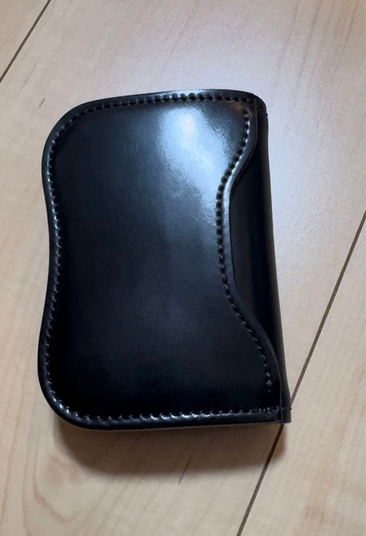 ラストクロップスタング　シェルコードバン　ブラック