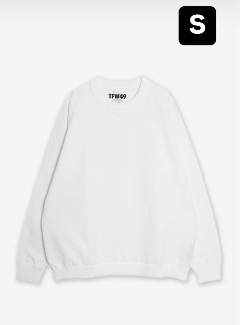【TFW49】ROUND NECK KNIT Sサイズ 新品未使用/未開封 WH