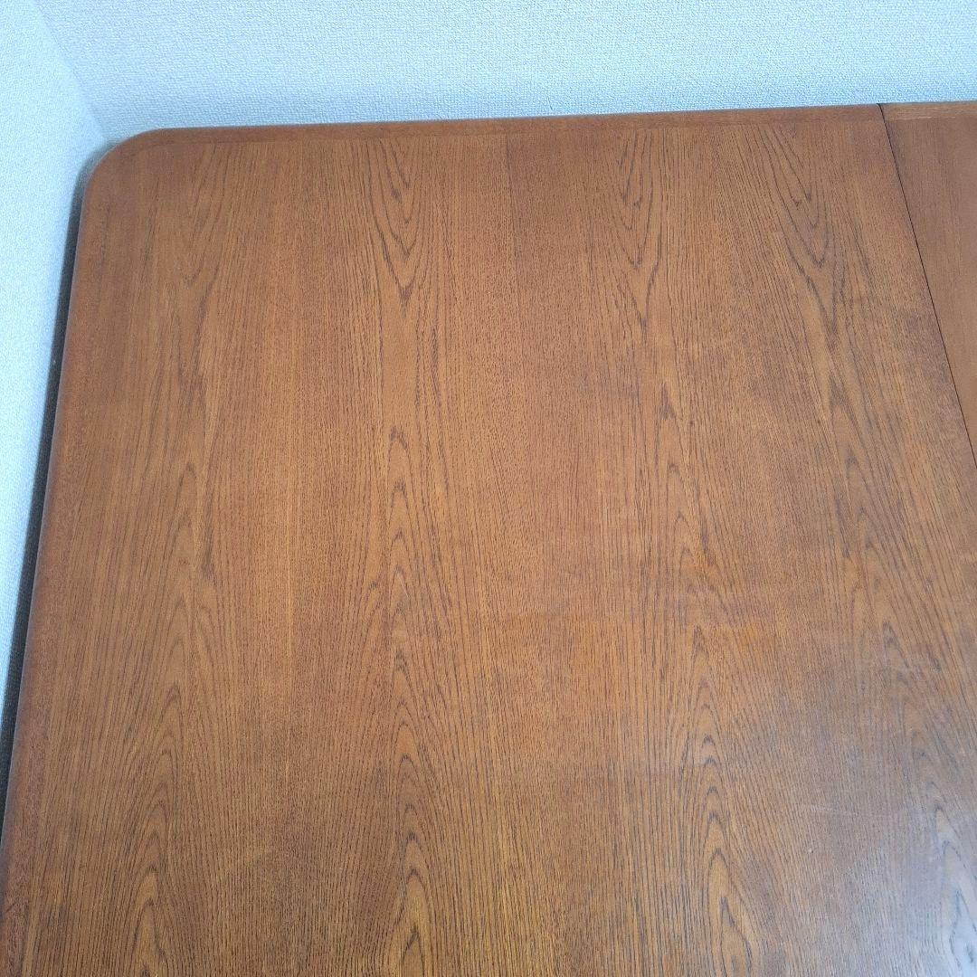 【状態良好】カリモク 伸縮 ダイニングテーブル エクステンションテーブル