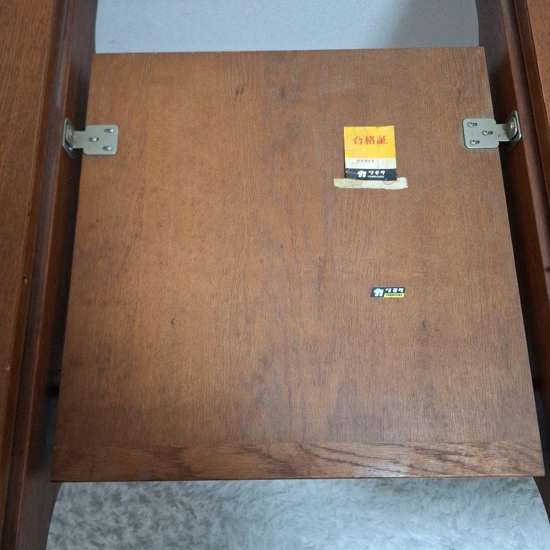 【状態良好】カリモク 伸縮 ダイニングテーブル エクステンションテーブル