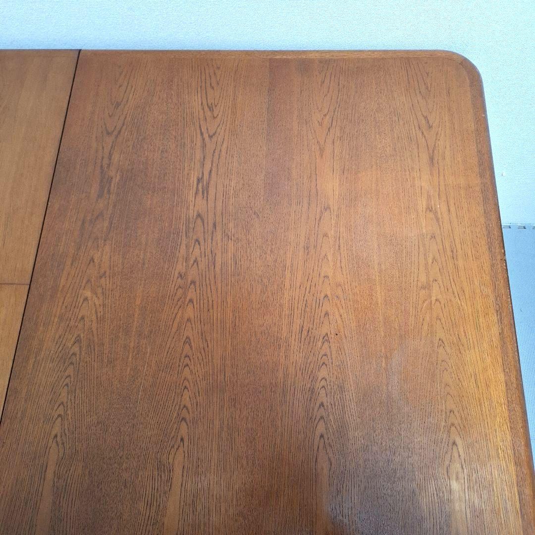 【状態良好】カリモク 伸縮 ダイニングテーブル エクステンションテーブル