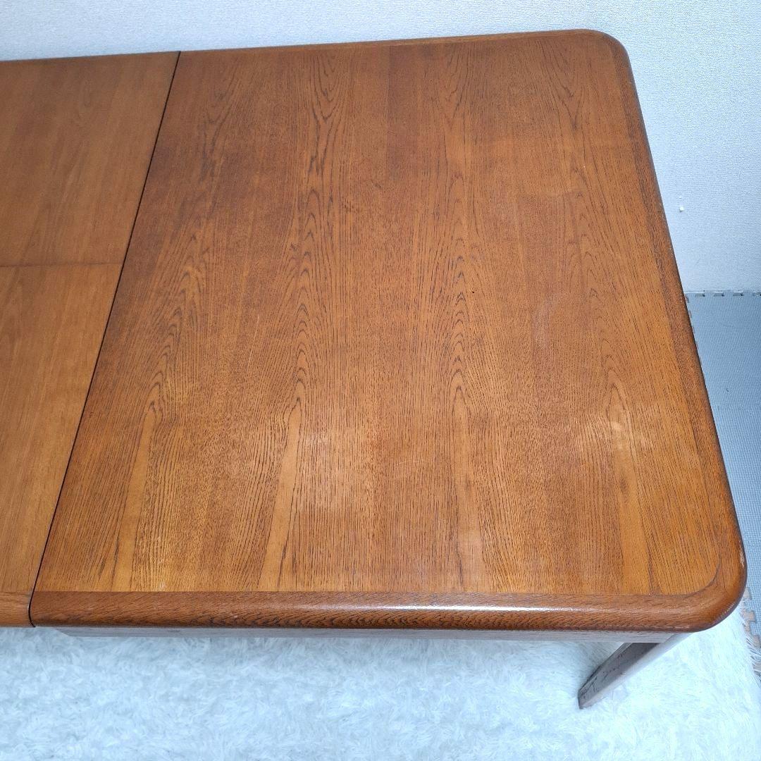 【状態良好】カリモク 伸縮 ダイニングテーブル エクステンションテーブル