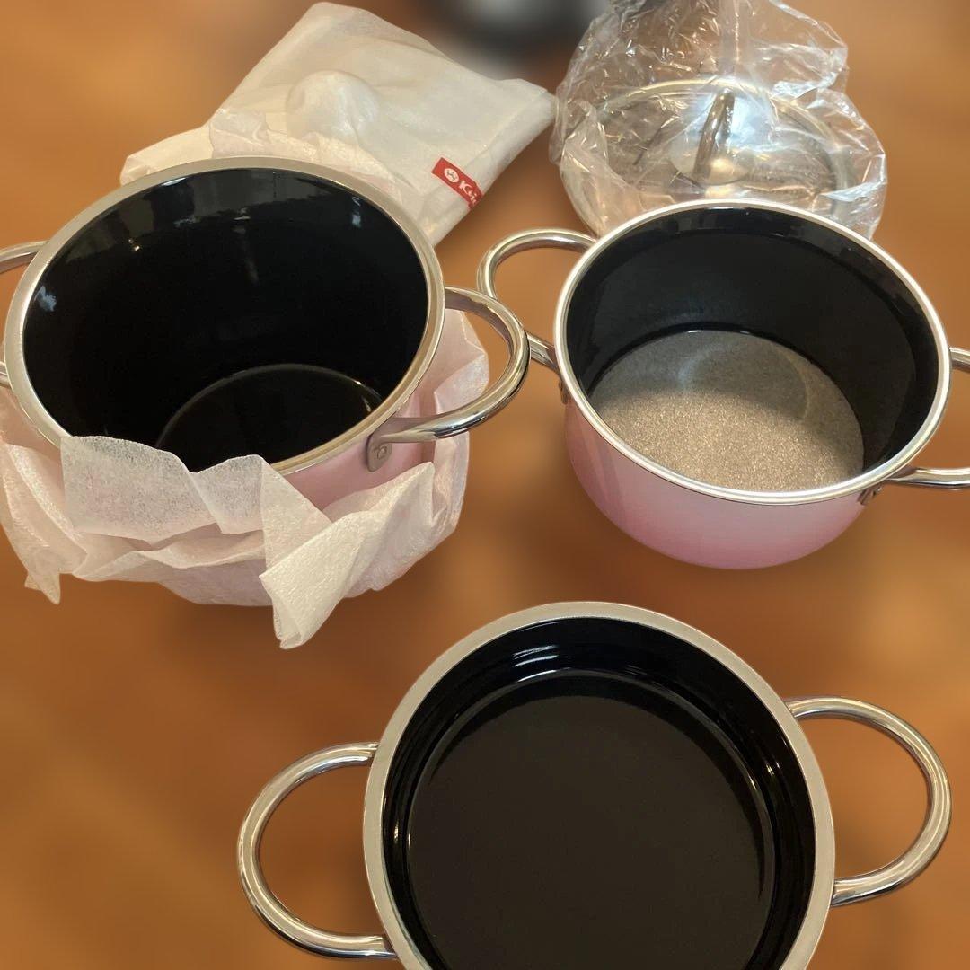 【新品】Silit レア両手鍋セット・ミニマックス・ローズピンク