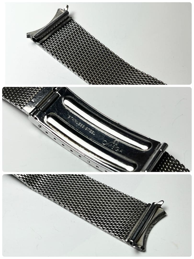 ★OMEGA オメガ純正 ステンレスベルト 18㎜