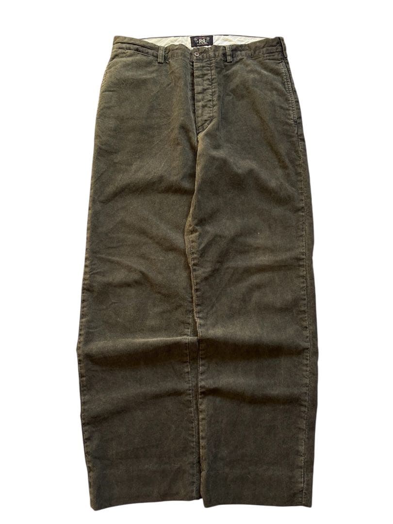 RRL Ralph Lauren パンツ 34/34 オリーブグリーン