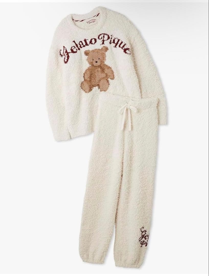 Gelato Pique テディベアルームウェアセット