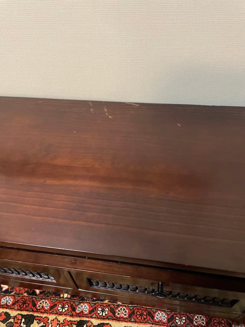 【＋】アジアン調 TVボード (W90×D40×H44cm)