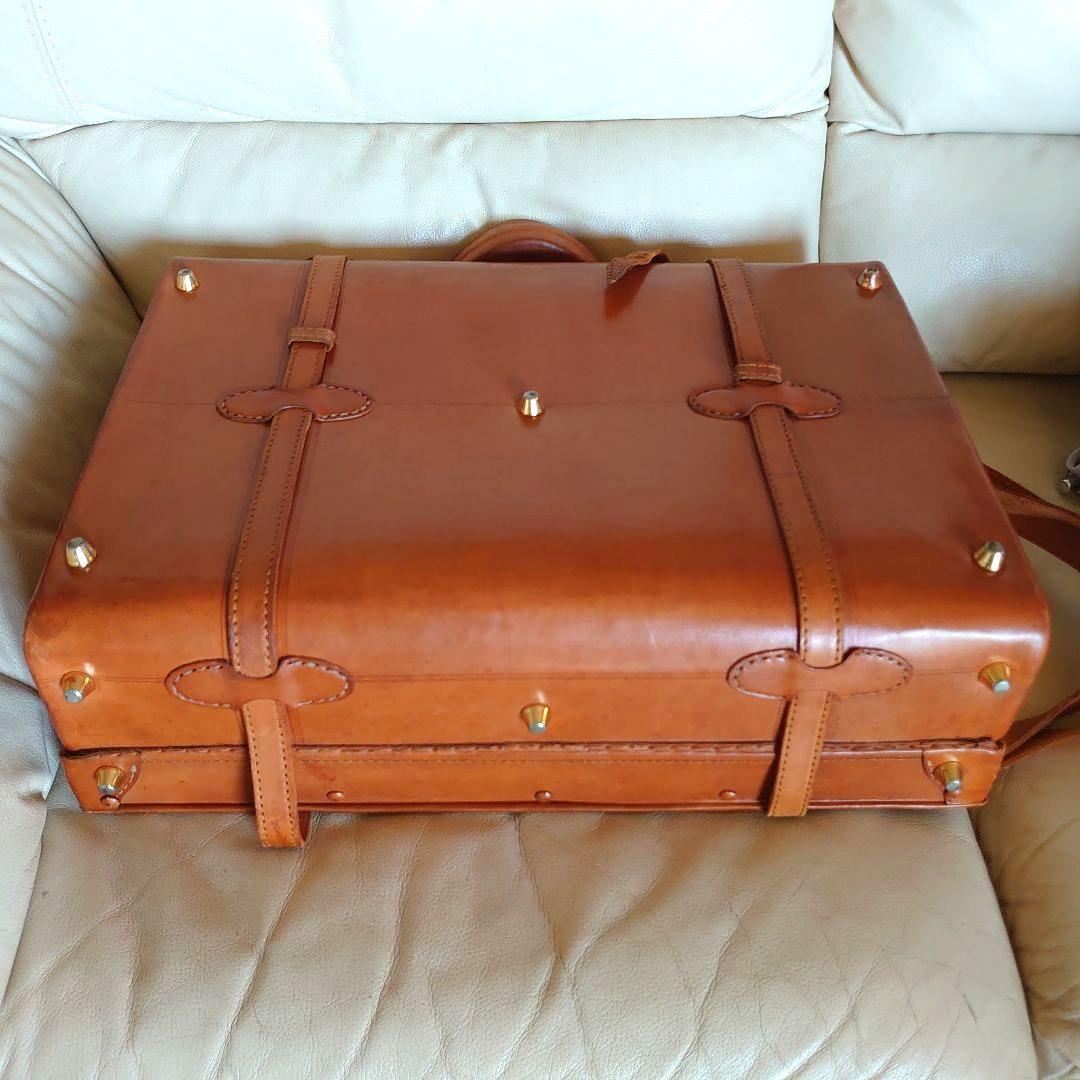 本革製　トランクケース ブラウン（ハンズセレクト）